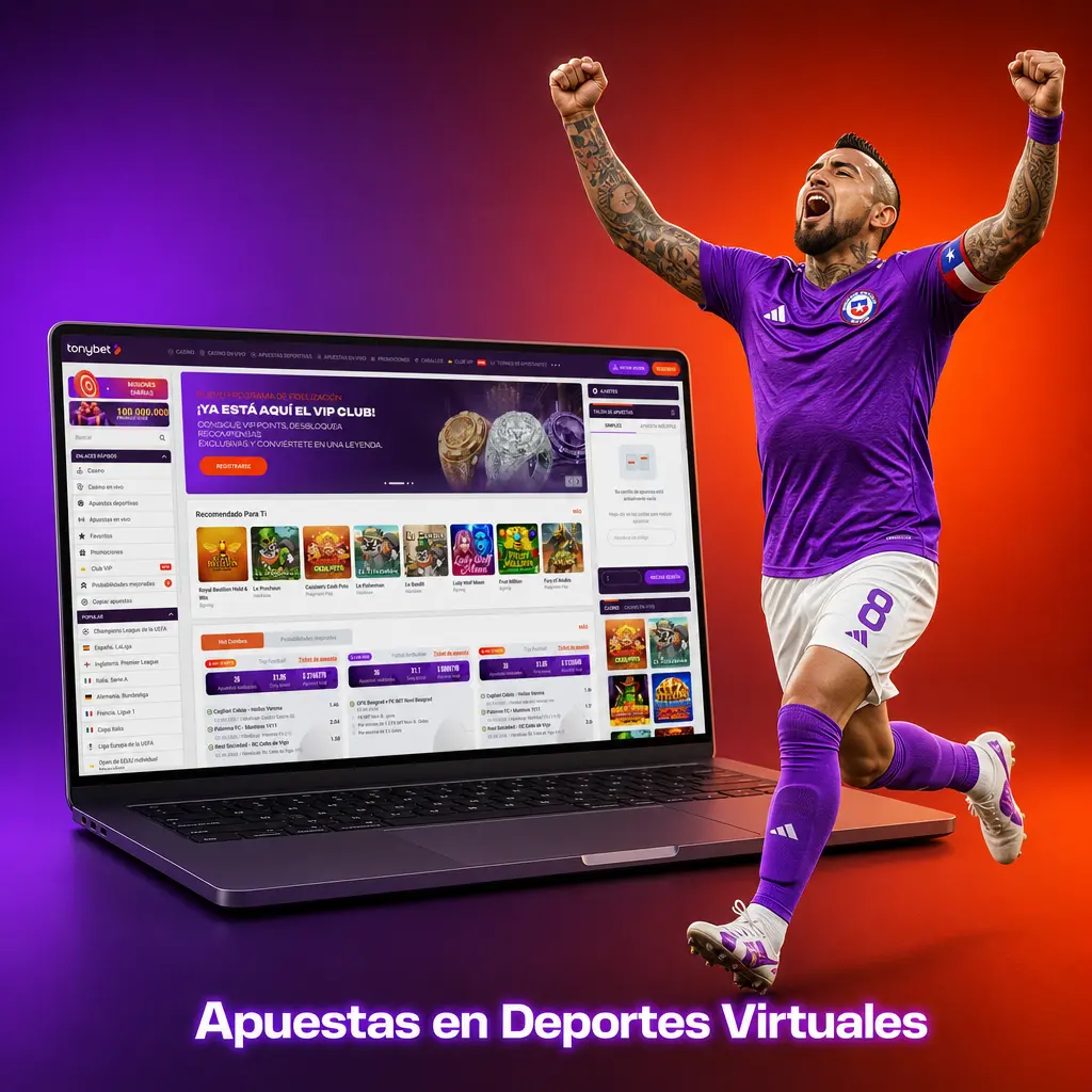 Apuestas en deportes virtuales de Tonybet: fútbol, carreras de caballos, tenis y galgos virtuales disponibles 24 horas