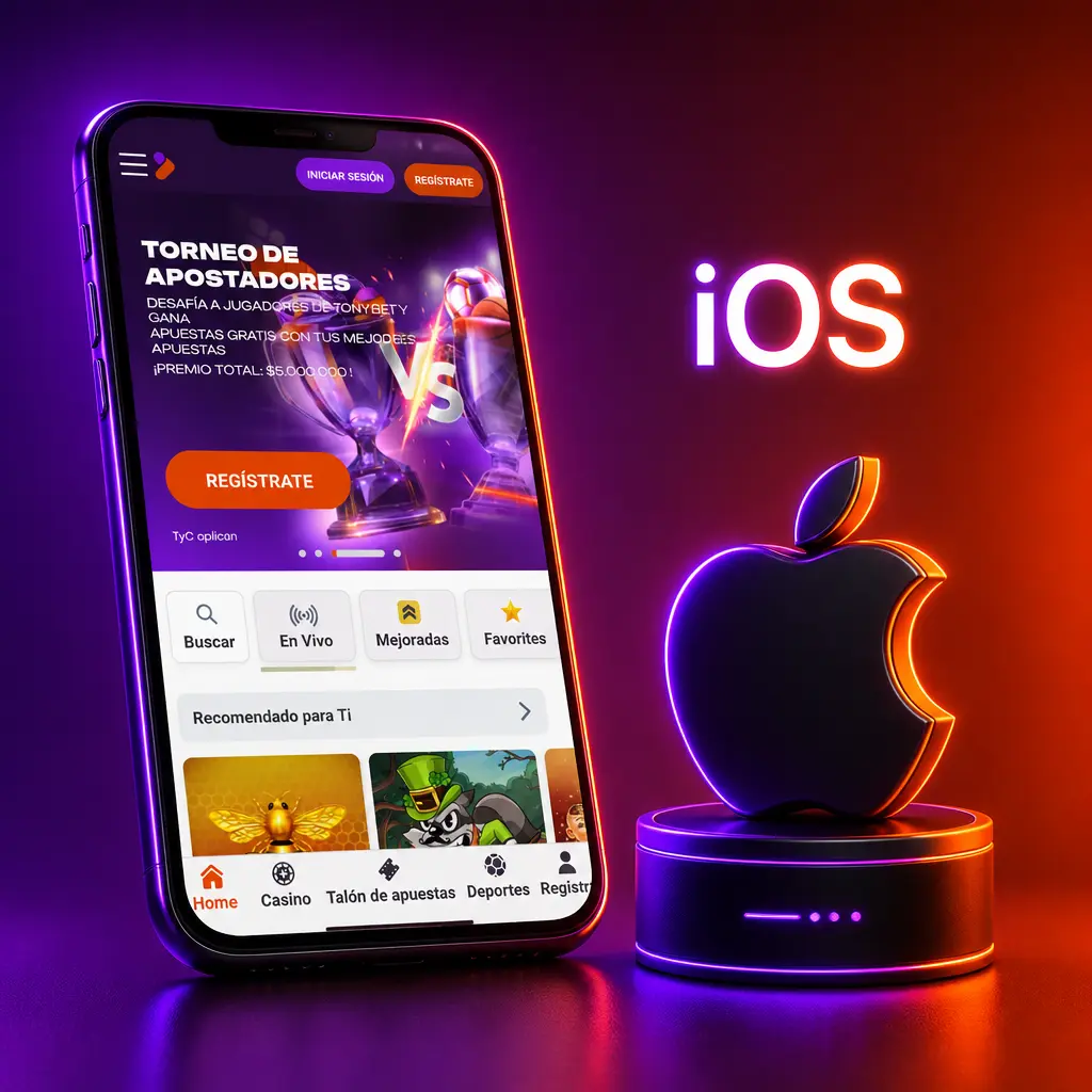 Guía para instalar Tonybet en iOS desde Safari: agrega el acceso directo a la pantalla de inicio de tu iPhone.